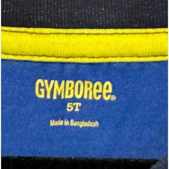 Gymboree Boys Long Sleeve "To The Moon" Tee Size 5T Blue Spaceship Graphic - Picture 3 of 6